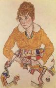 Egon Schiele Portrait of the Artist's Wife (mk12) oil painting